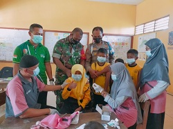 Polres Bojonegoro Dukung Percepatan Vaksinasi Covid-19 Untuk Anak