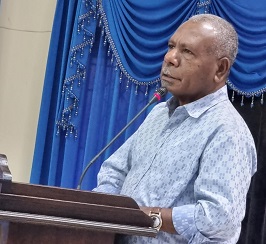 Bupati Mathius Tegaskan Pekerjaan Proyek Pemerintah Dilaksanakan Berdasarkan Aturan