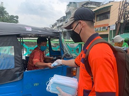 BNPB Terjunkan Tim Bagikan 1,5 Juta Masker per-Minggu di 135 Titik Wilayah Ibu Kota