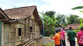 Angin Kencang Merusak Lima Rumah Warga di Kabupaten Semarang
