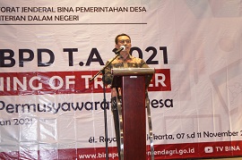Kemendagri Dorong Peningkatan Kapasitas Aparatur Badan Permusyawaratan Desa