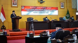 Wali Kota Blitar Sampaikan Rancangan Peraturan Daerah Tentang Perubahan APBD Tahun 2021