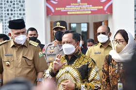 Stok Vaksin di Provinsi Aceh Memadai, Mendagri Minta Tokoh Masyarakat Dukung Percepatan Vaksinasi