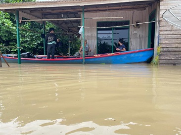 Banjir Tanah Bumbu Berangsur Surut 