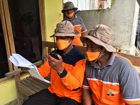 Gladi Peringatan Dini Banjir Kawasan Desa Klumutan di Kabupaten Madiun