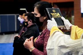 Menparekraf Lantik Pejabat Tinggi Pratama, Pengawas, dan Fungsional di Lingkungan Kemenparekraf/Baparekraf