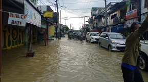 Kecamatan Mantangai Masih Terdampak Banjir, Hujan Intensitas Sedang Mengguyur Siang Tadi
