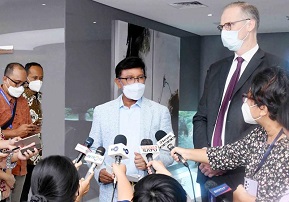Terima Dubes Denmark, Menkominfo Diskusikan Teknologi Kebencanaan dan Kesehatan
