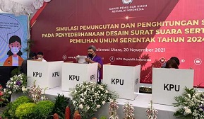 Press Release Simulasi Pemberian Suara dan Penghitungan Suara Pada Penyederhanaan Surat Suara dan Formulir Pemilihan Umum Serentak Tahun 2024 di KPU Provinsi Sulawesi Utara