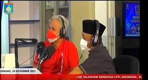 Kunjungi Lombok, Mas Ganjar Siaran di Radio Suara Giri Menang