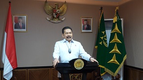JAKSA AGUNG REPUBLIK INDONESIA MEMBUKA ACARA PEMBUKAAN RAPAT KERJA TEKNIS  BIDANG TINDAK PIDANA UMUM TAHUN 2021
