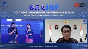 Bahas Urgensi Tata Kelola, Kominfo: SEA IGF 2021 Tingkatkan Sinergi dan Kolaborasi 