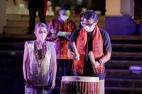 Buka Festival Musik Rakyat di Ambon, Sandiaga Harapkan Kebangkitan Sektor Parekraf 