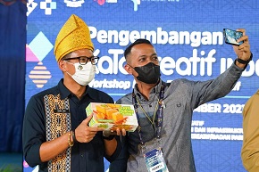 Menparekraf Endorse 35 Produk Ekraf Medan Agar Semakin Dikenal Masyarakat