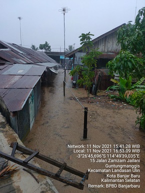[Update] – Meski Genangan Kota Banjarbaru Telah Surut, Waspadai Potensi Banjir Selama November Ini