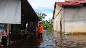 Dipicu Luapan Sungai Kapuas, Sebanyak 1.000 Rumah Warga Sanggau Kalimantan Barat di 5 Kecamatan Terendam Banjir