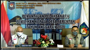 Dukung Situasi Aman saat Pilkades, Dirjen Bina Pemdes Imbau Pemerintah Kabupaten Kampar Merazia Peredaran Miras 