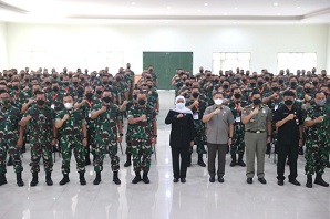 Ini Pesan  Gubernur Khofifah untuk Dandim Se-Indonesia Atasi Persoalan di Daerah