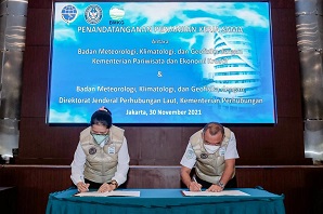 Kemenparekraf Jalin Kerja Sama dengan BMKG Perkuat Mitigasi Bencana di Sektor Parekraf 