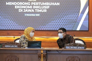 Indeks Pembangunan Ekonomi Inklusif Jawa Timur Diatas Rerata Nasional