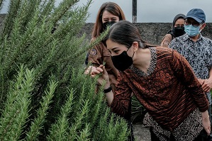 Wamenparekraf Tinjau Destinasi Wisata Wellness Rumah Atsiri di Tawangmangu 