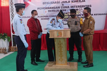 Lapas Kelas IIA Kotabaru Lakukan Deklarasi Janji Kinerja