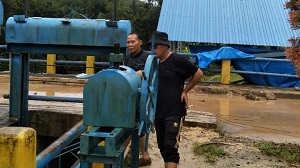 Curah Hujan Tinggi, Tim PDAM Kotabaru Siaga Dilokasi