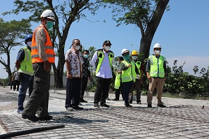 Bupati Ngawi, Tinjau Perbaikan Di Sejumlah Ruas Jalan di Ngawi