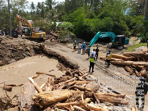 Kondisi Terkendali Pascabanjir Bandang Kabupateng Sigi 