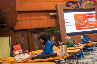 Geber Parekraf Peduli, Sandiaga Uno : Donor Pulihkan Stok Darah Sekaligus Perekonomian