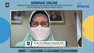 Dukung Aparatur Pelayanan Publik Cakap Berbahasa Inggris, BPSDM Kemendagri Gelar Pelatihan