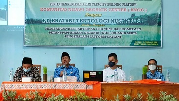 Perjanjian Kerjasama KNOC dan PT Eratani Teknologi Nusantara, Wabup Ngawi Ingin Petani Tidak Gaptek dan Ikuti Zaman