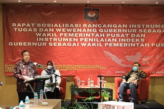 Kemendagri Gelar Sosialisasi Rancangan Instrumen Tugas dan Wewenang Gubernur sebagai Wakil Pemerintah Pusat