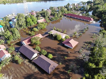 Dukungan Relawan Percepat Penanganan Bencana Banjir Katingan 