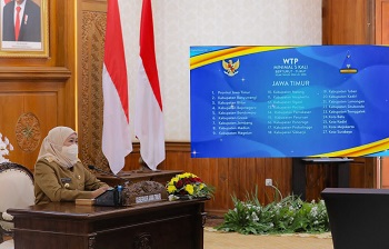 Menteri Keuangan Apresiasi Pemprov Jatim Raih WTP Lebih dari Lima Kali Bersama 26 kab/kota