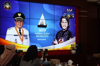 Kota Blitar Kembali Meraih Penghargaan WTP ke-11 Kalinya, Jadi Daerah Dengan Capaian Tertinggi di Jawa Timur