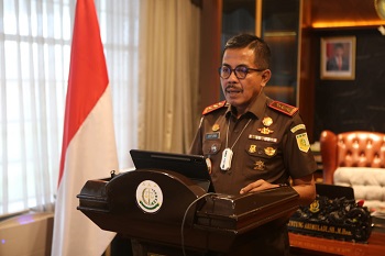 Sambutan Wakajagung Saat Webinar Peningkatan Maturitas SPIP Kejaksaan RI