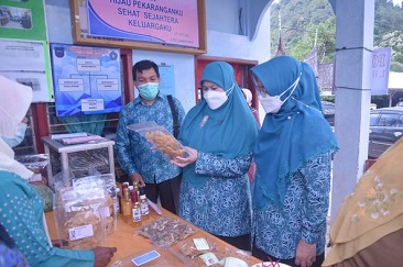 Tim Penilai Lomba Gerak PKK Datangi Desa Balai Batu Sandaran