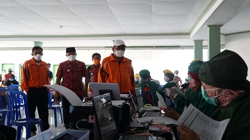 Wali Kota Blitar Apresiasi Partisipasi Vaksinasi Masyarakat Bendogerit  Yang Tinggi