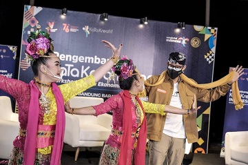 Menparekraf Optimistis Kuliner dan Seni Pertunjukan Kabupaten Bandung Barat Bisa Bersaing di Kancah Internasional