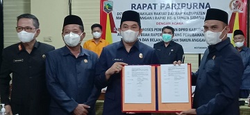 Sayed Jafar Ucapkan Terimakasih RAPBD Perubahan Tahun 2021 Disetujui DPRD Kotabaru Menjadi Perda