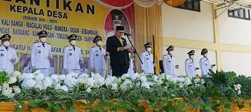 11 Kades di Kotabaru Resmi Dilantik Bupati