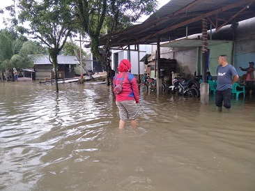 Banjir di Aceh Jaya Meluas, Sebanyak 452 Jiwa Terdampak
