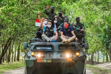 Kemenparekraf Hadirkan Sentra Vaksinasi COVID-19 di Pusdikkav Padalarang