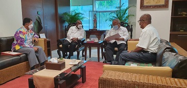 Bupati Jayapura Temui Menteri PUPR Bahas Status Jalan Kemiri-Depapre