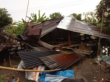 BPBD Serdang Begadai Lakukan Pendataan di Wilayah Terdampak Angin Kencang