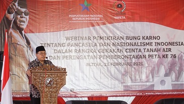 Walikota Blitar Apresiasi Kegiatan Web Binar Pancasila dan Nasionalisme Indonesia dalam Rangka Gerakan Cinta Tanah Air 