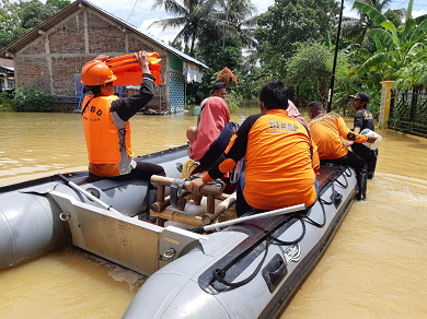 Banjir Melanda Kabupaten Cilacap, Sebanyak 424 Warga Mengungsi