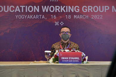 Pertemuan Perdana G20 EdWG, Delegasi Sepakat Dukung Empat Agenda Prioritas Usungan Kemendikbudristek 