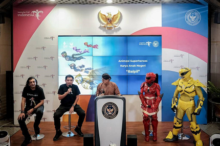 Menparekraf Apresiasi Balpil Animasi Superheroes Karya Anak Negeri